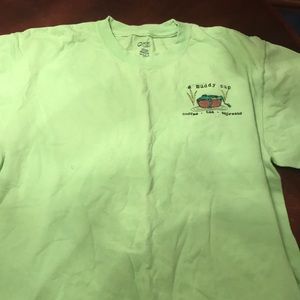 Green tee shirt